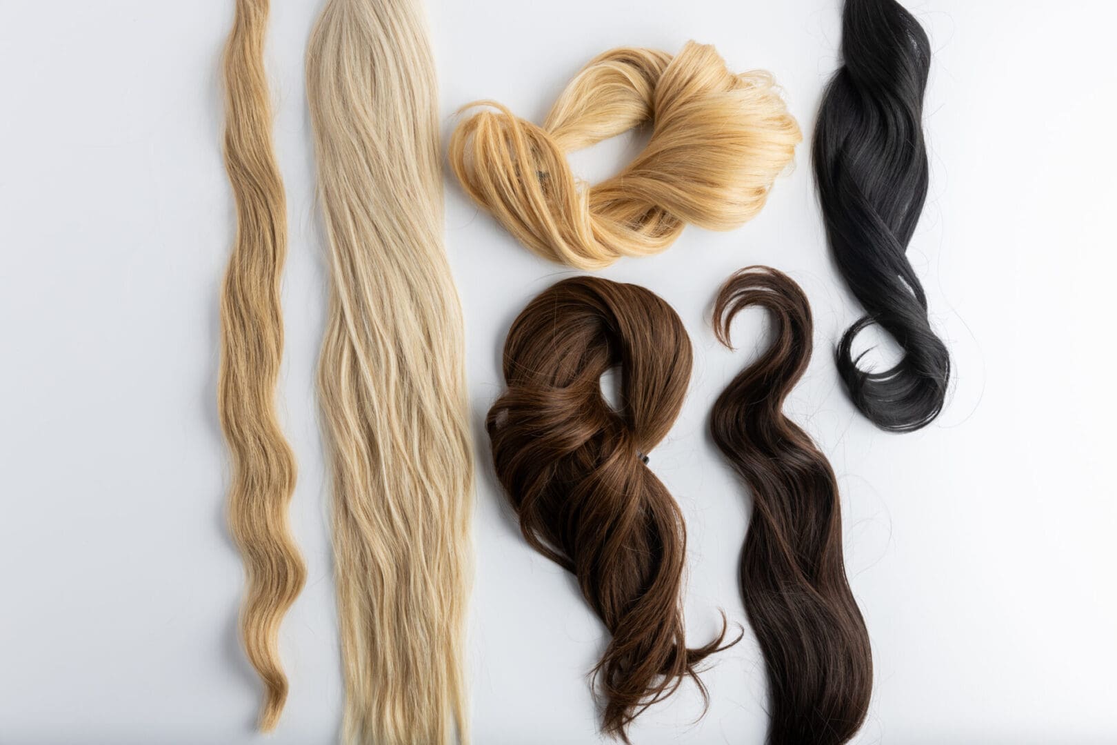 Hair Haven Extension Academy_20231023_016 A bunch of different colored hair on top of each other
